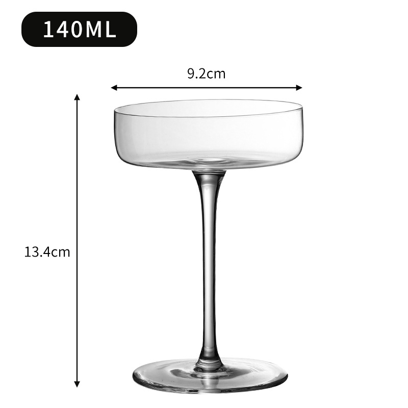Martini cocktail glass - Ly cocktail thủy tinh xòe đứng