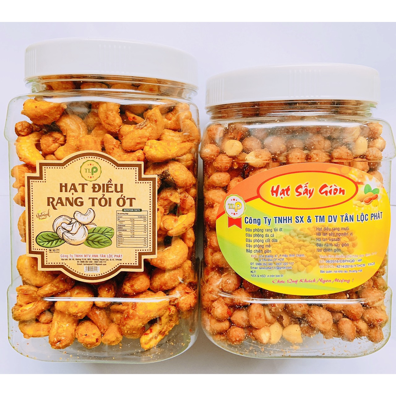 HẠT ĐIỀU RANG MUỐI A CỒ CHẤT LƯỢNG TÂN LỘC PHÁT - 250G