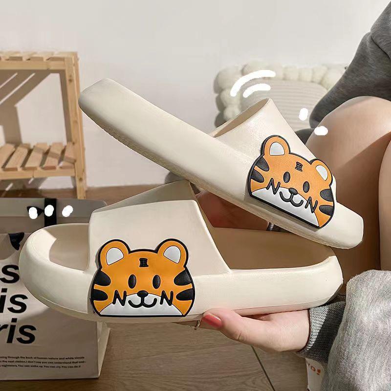 Dép Quai Ngang Hình Hổ Siêu Cute Chất Liệu Cao Su Non Cao Cấp, Đế Chắc Chắn, Dẻo Dai, Giúp Tăng 3Cm 024