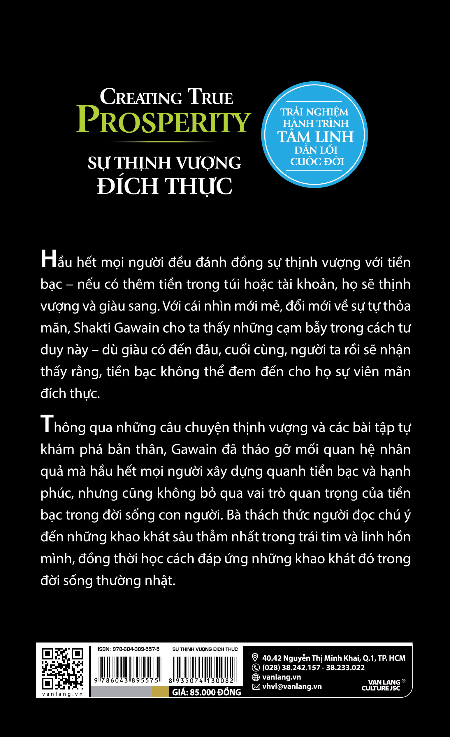 Tủ Sách Tâm Linh Thế Kỷ - Sự Thịnh Vượng Đích Thực - Vanlangbooks