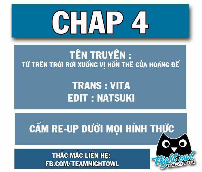 từ trên trời rơi xuống vị hôn thê của hoàng đế chapter 4 1