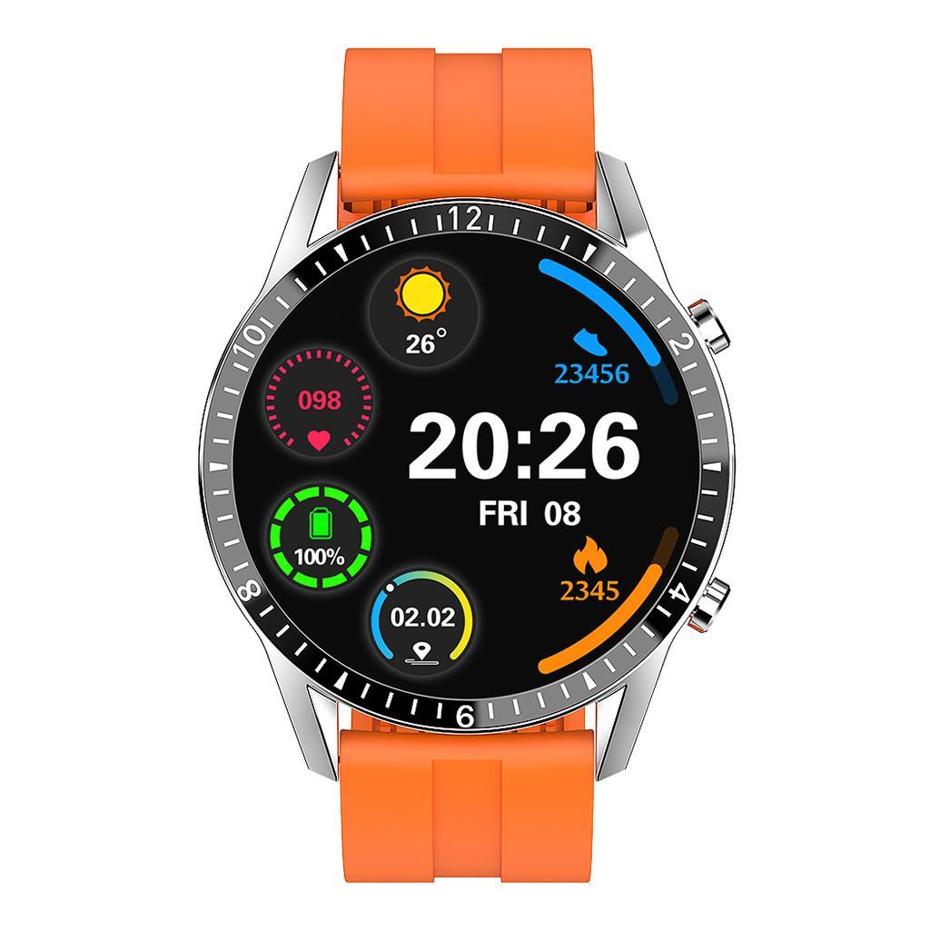 New i9 Smart Watch Heart Rate Blood Oxygen Monitor Black Silicone Band
