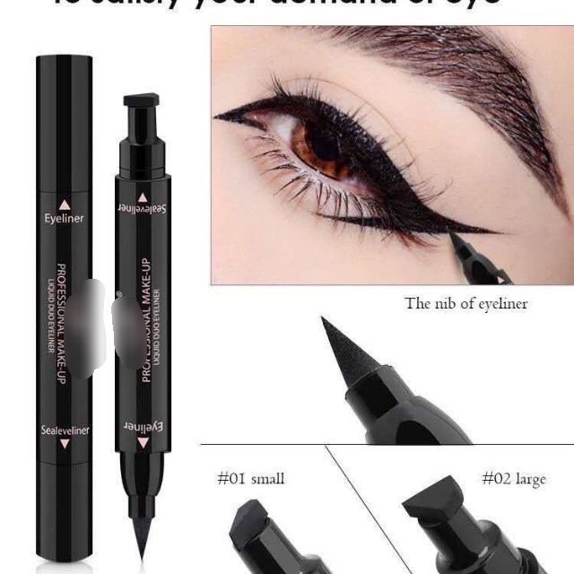 Bút kẻ mắt nước  2 đầu , làm đẹp  , tự nhiên ,lâu trôi, chống thấm nước , dễ sử dụng  dụng cụ trang điểm ,thiết kế nhỏ gọn  rất tiện lợi