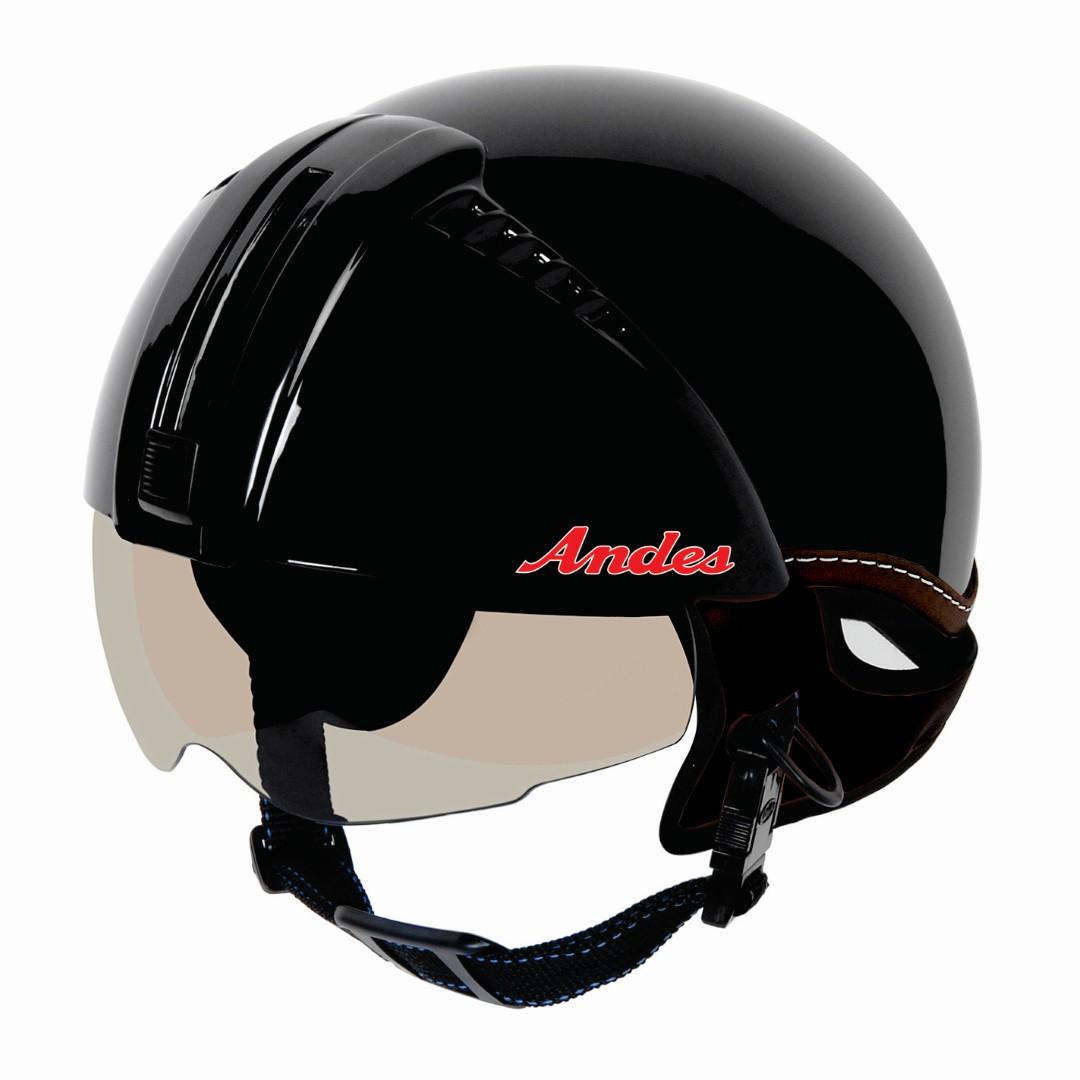 Mũ bảo hiểm xe máy 1/2 Andes 181 kính âm