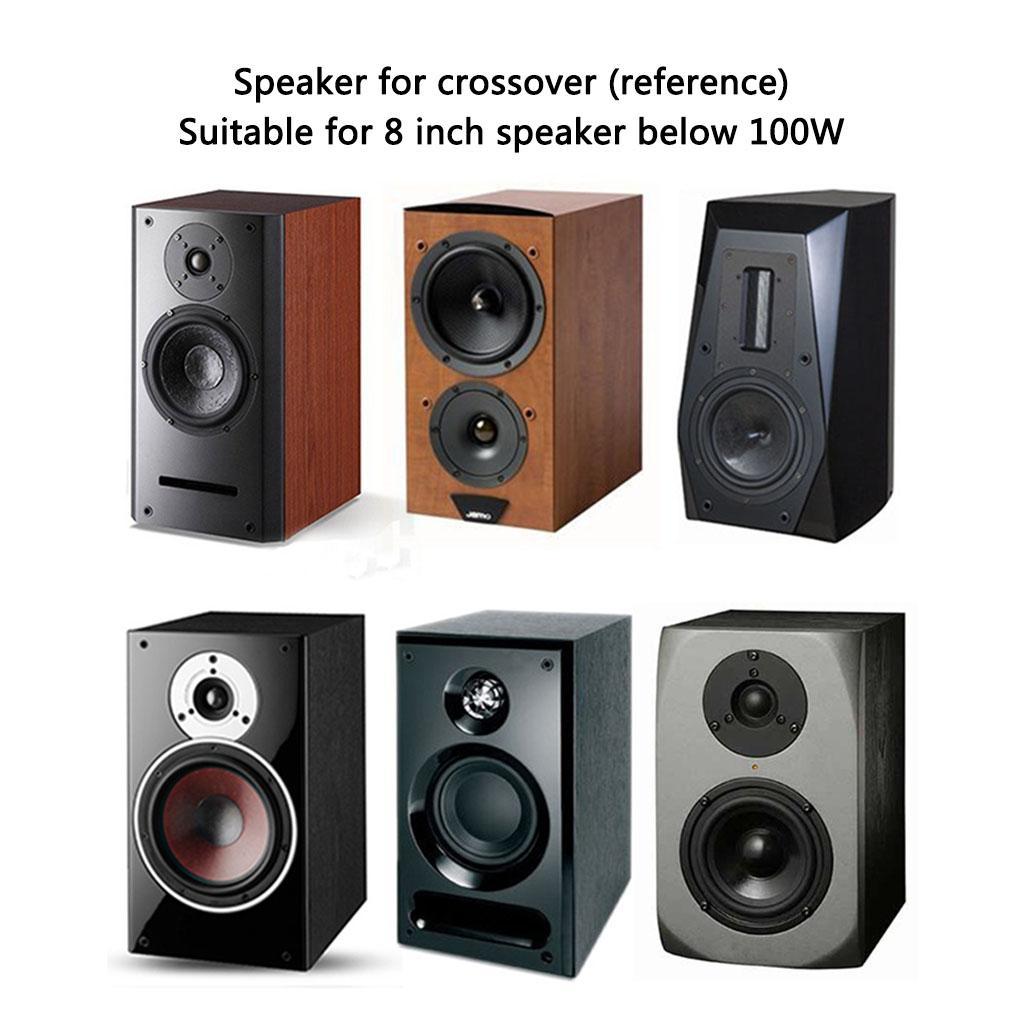 2 Way 100W Audio Filter Bass Speaker Crossover Frequency Divider Pure Sound