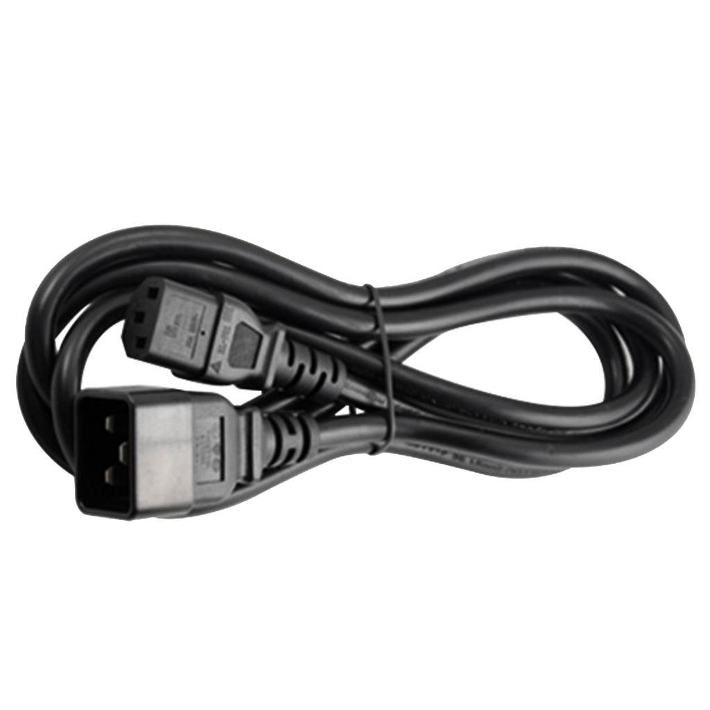 6Ft 250V 10A 16A IEC 320 C13 to C20   Extension Cord for PDU UPS