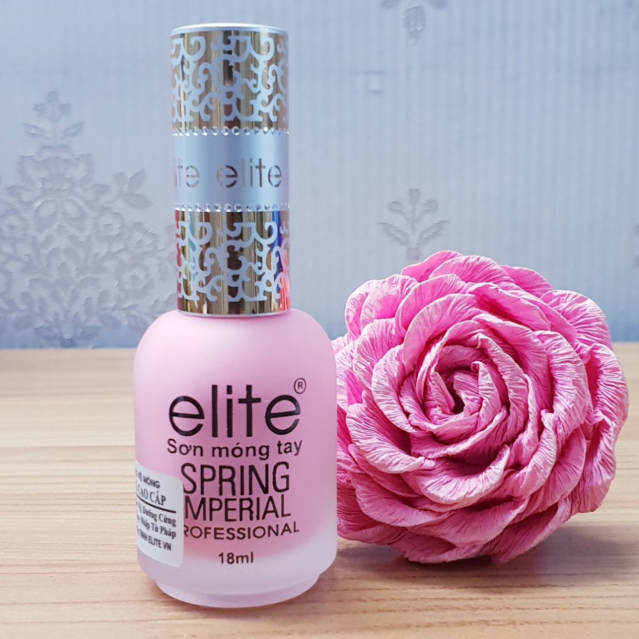 Sơn dưỡng móng Elite Spring Imperial Pháp 18ml ,Hương Dâu - 18ML