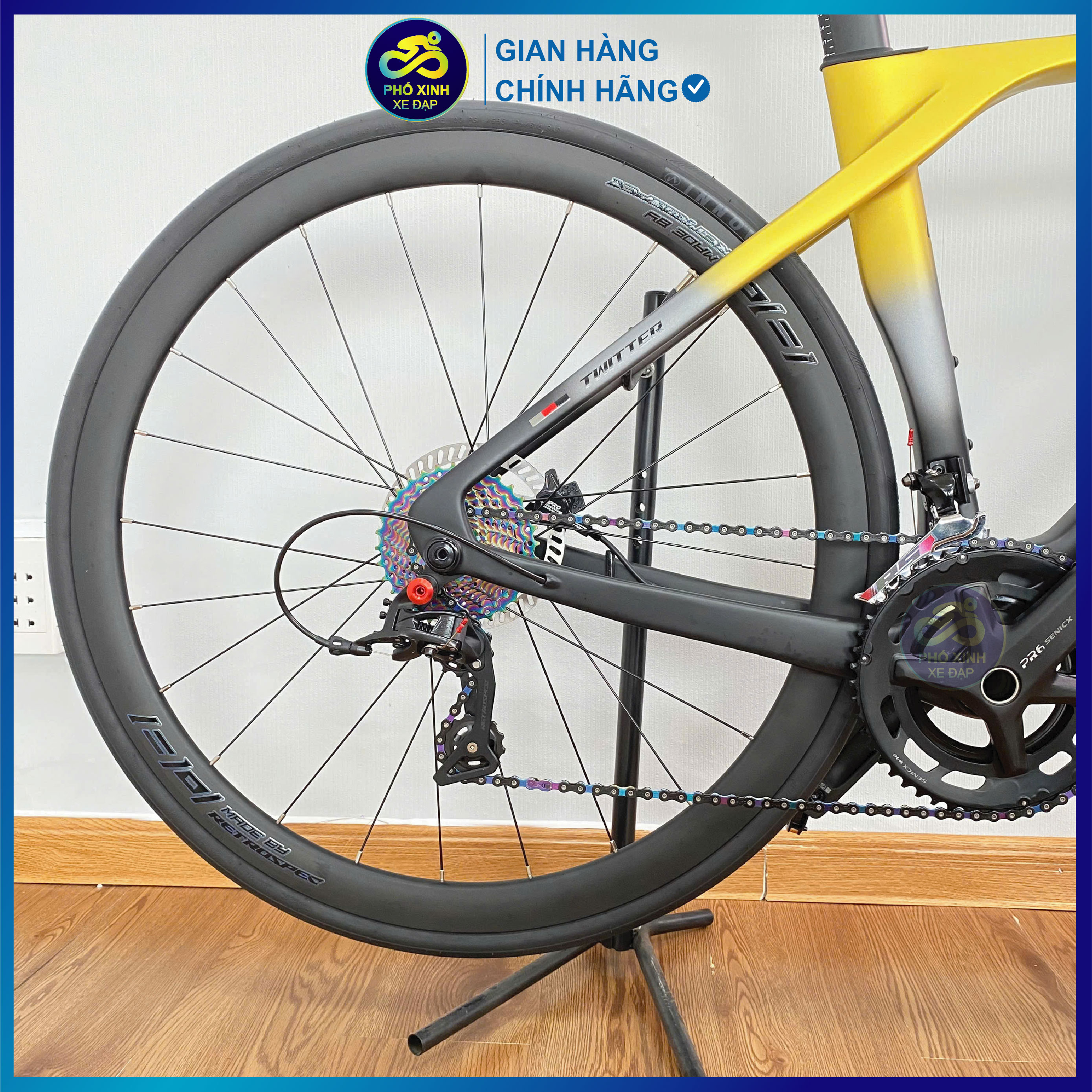 XE ĐẠP ĐUA TWITTER T10 [2026] – PHIÊN BẢN GROUP SET RETROSPEC 2X12, VÀNH NHÔM