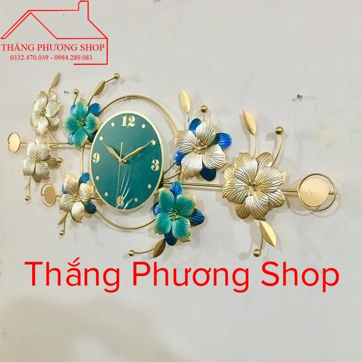 Đồng Hồ Treo Tường Trang Trí Hoa Cỏ Mùa Xuân TP-062