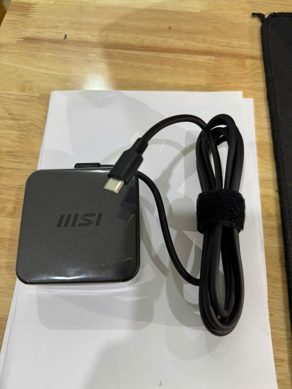 Sạc MSI 20V 3.25A 65W USB-C Charger for MSI Prestige 13 EVO Type C Adapter hàng nhập khẩu kèm dây nguồn
