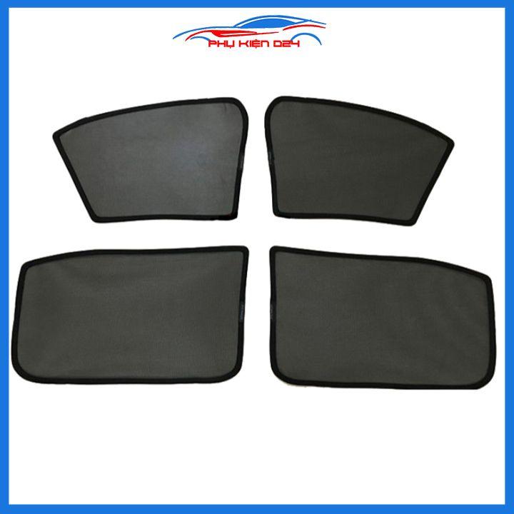 Bộ 4 rèm chắn nắng nam châm Ranger 2015-2016-2017-2018-2019 khung cố định chống tia UV