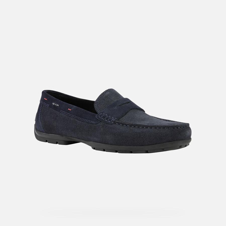 Giày Lười Nam GEOX U Moner W 2Fit D NAVY