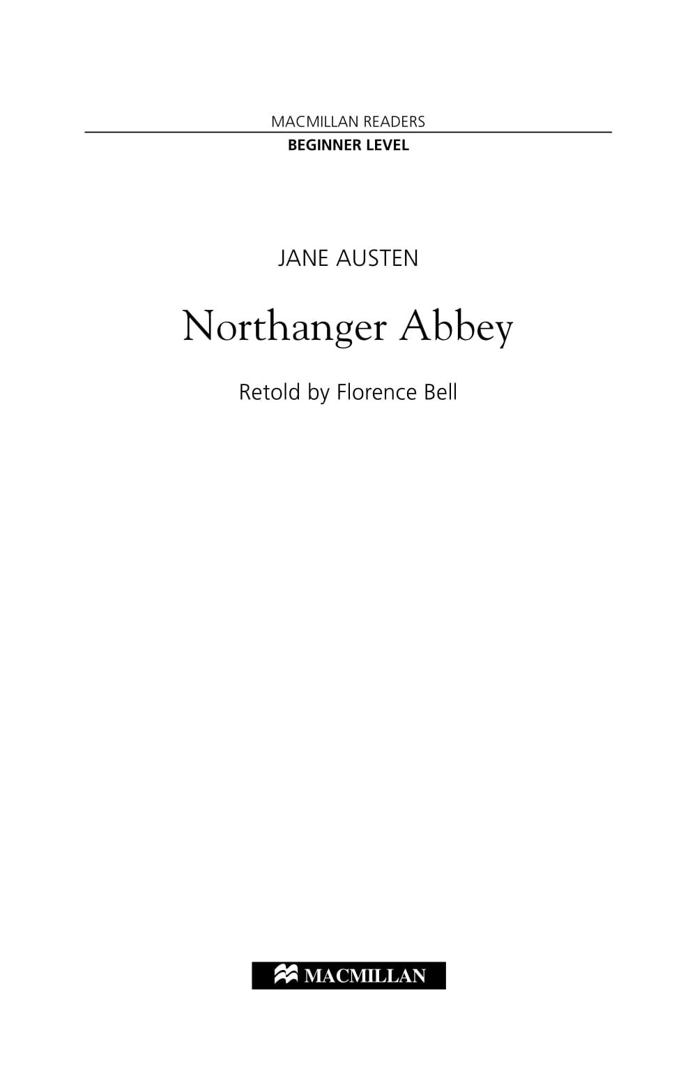 MR; Northanger Abbey Beg Pk