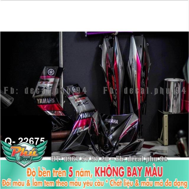 Tem rời Exciter 135 Crom nhiều mẫu