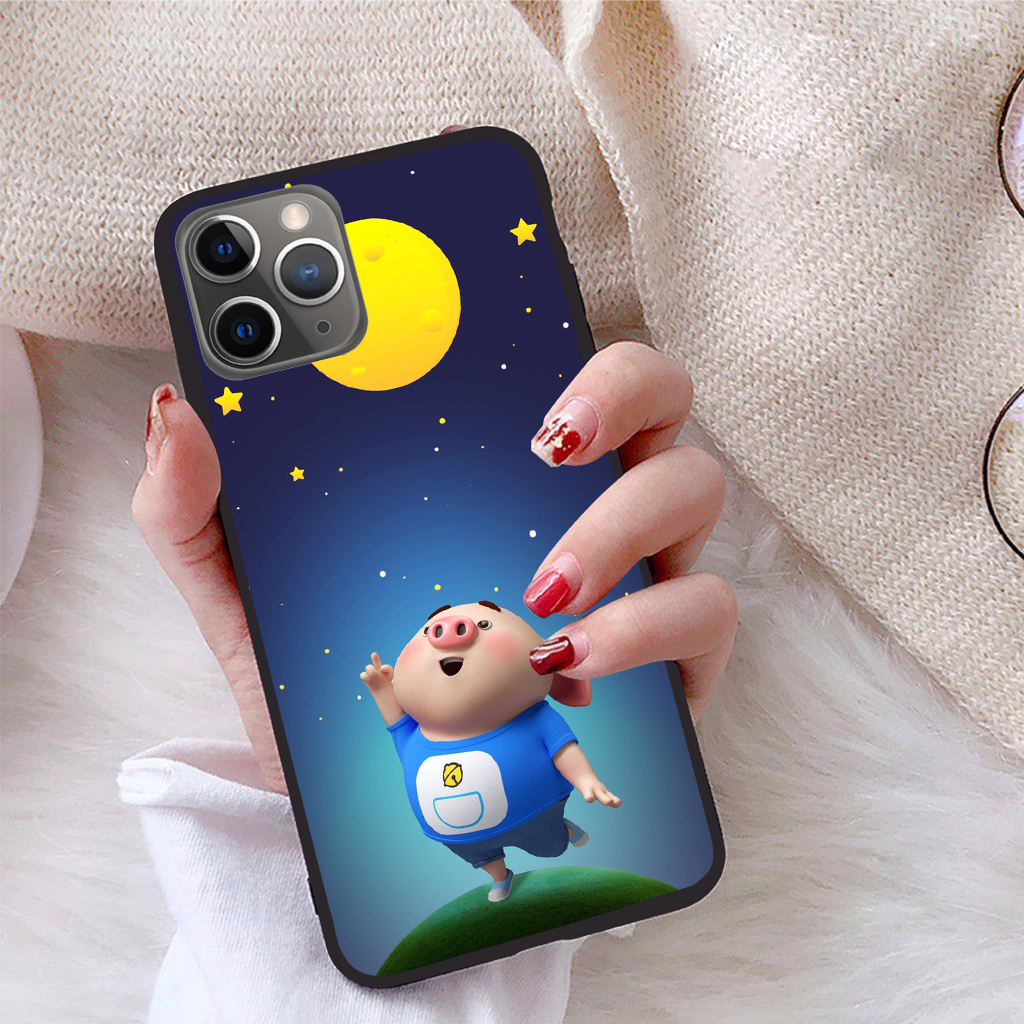 Ốp lưng dành cho iPhone 11 Pro viền dẻo TPU Bộ Sưu Tập Lợn Tết - Hàng chính hãng