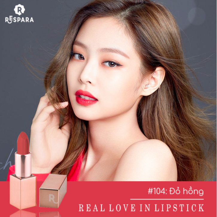 Son Thỏi Lì Thời Thượng Respara Real Love In Lipstick 10 Màu