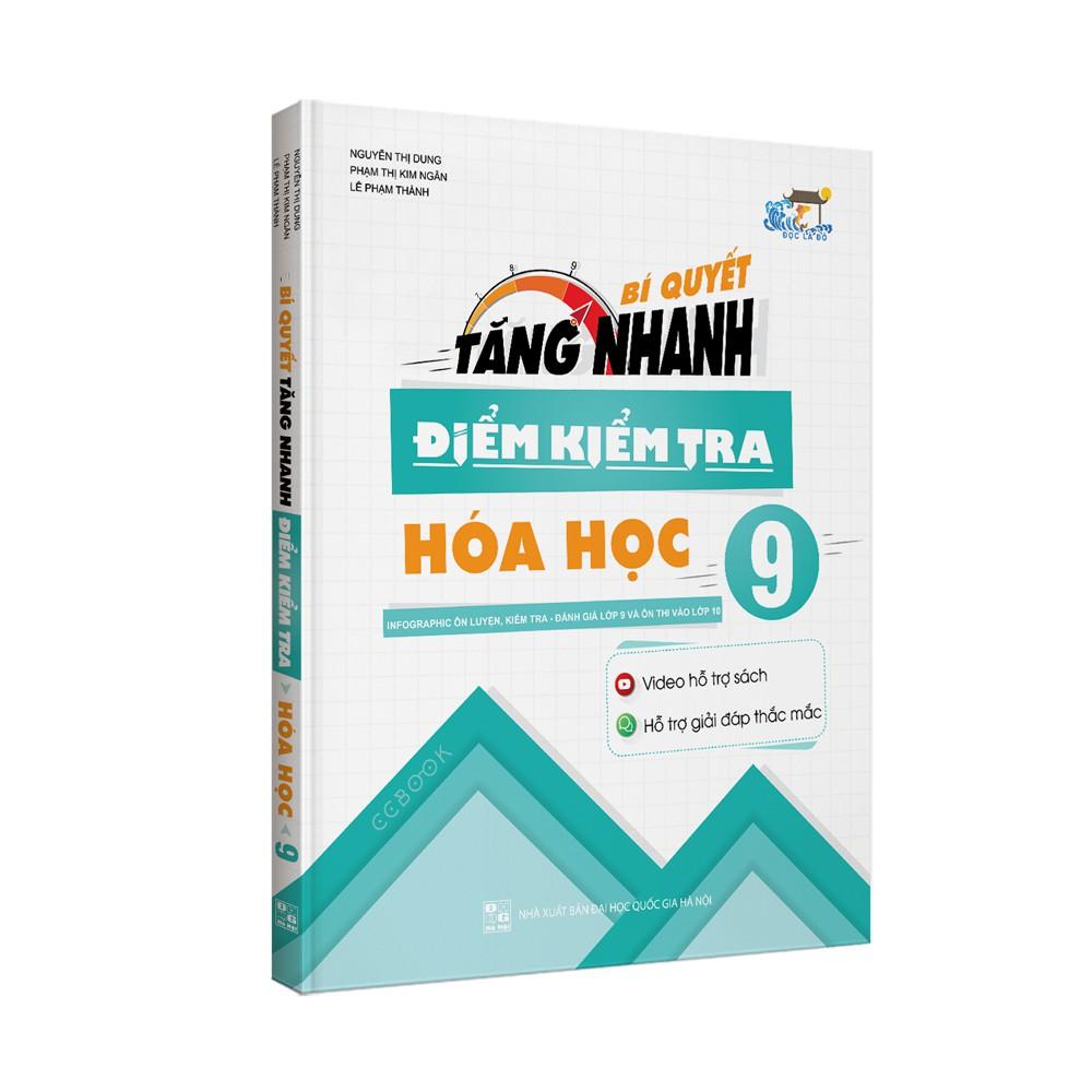 Sách - Combo Bí quyết tăng nhanh điểm kiểm tra Toán Hoá Sinh lớp 9 Tập 1 - Ôn thi vào lớp 10