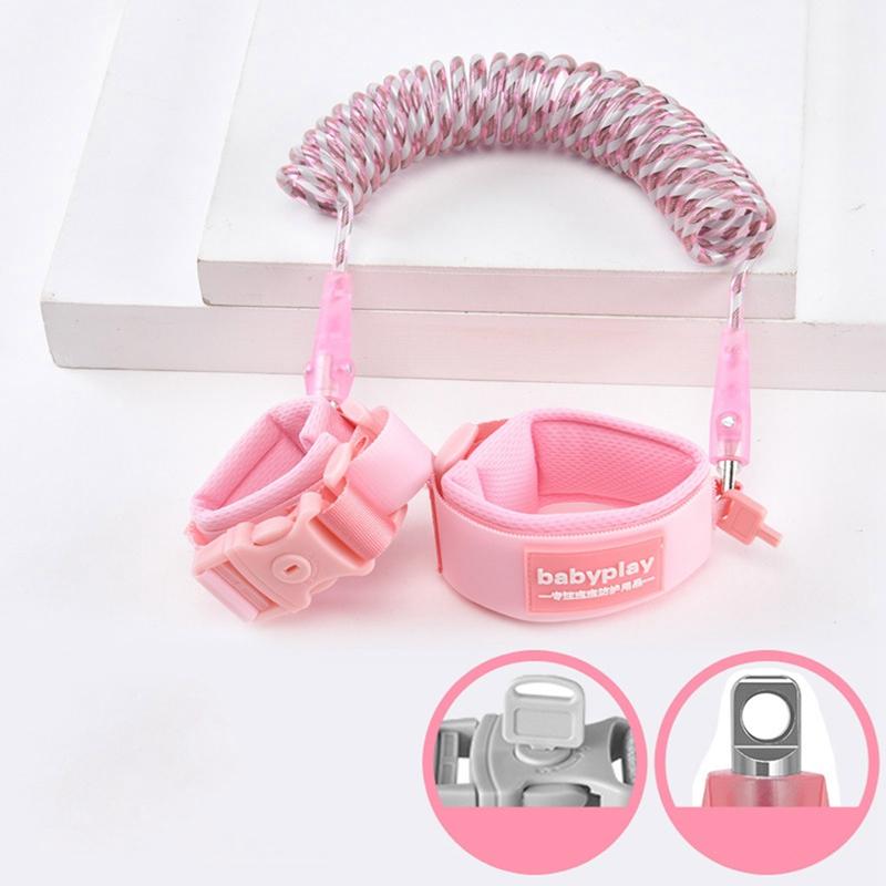Con Cổ Tay Dây Dạo Phố Trợ Lý Ban Nhạc Tập Đi Dây Xích Dây An Toàn Toàn Ngoài Trời Dây Đeo Tay Có Thể Điều Chỉnh Cho Bé Vòng Tay Chống Mất