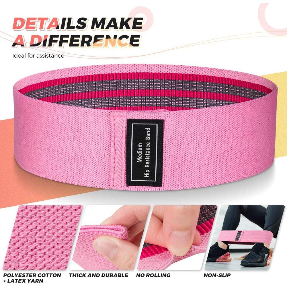 Dây kháng lực tập gym MiniBand bộ 3 dây kháng lực Sporty store tập mông, tập yoga