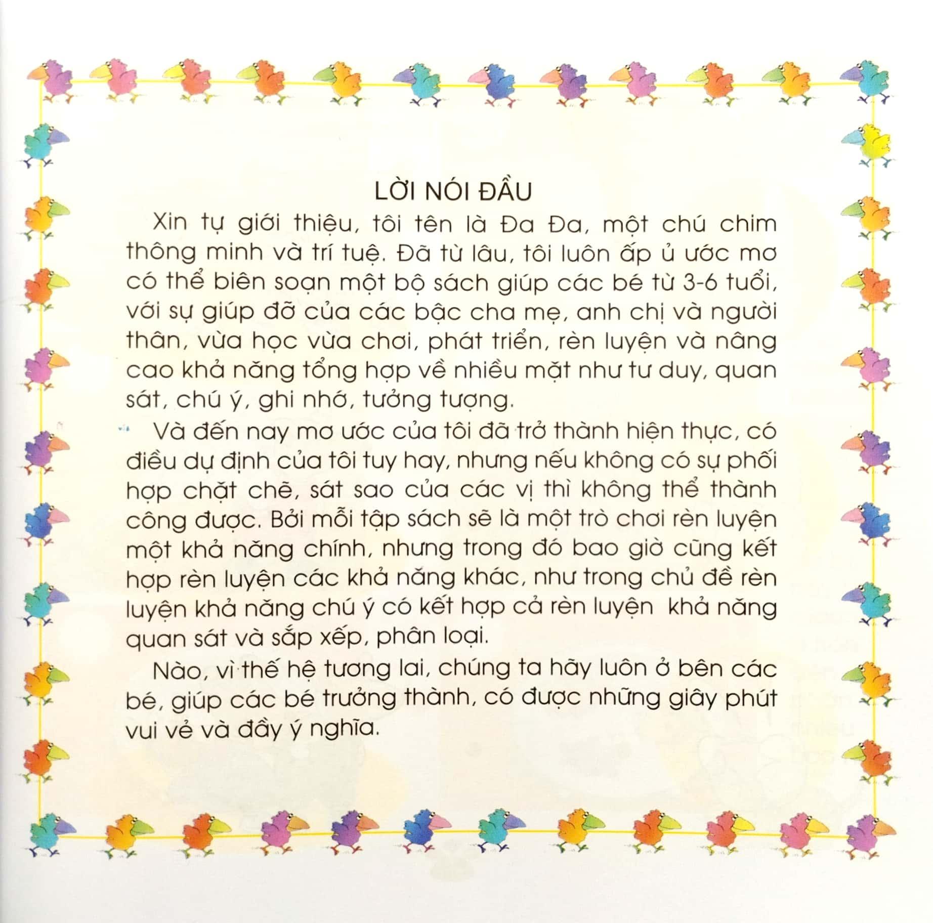 Sân Chơi Trí Tuệ Của Chim Đa Đa - Trò Chơi Rèn Luyện Khả Năng Tư Duy