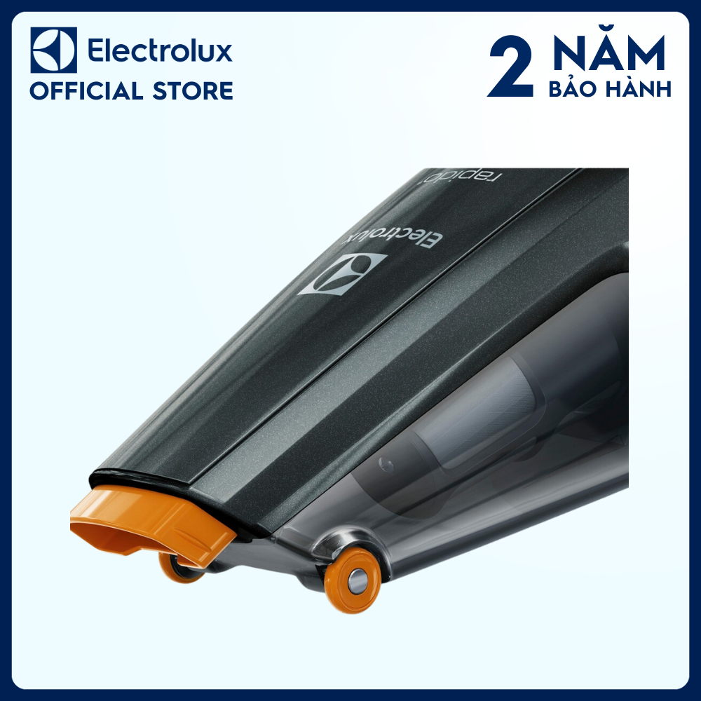 Máy hút bụi cầm tay Electrolux 14.4V ErgoRapido ZB6214IGM, Hiệu suất hút mạnh mẽ, thời gian hoạt động dài [Hàng chính hãng]