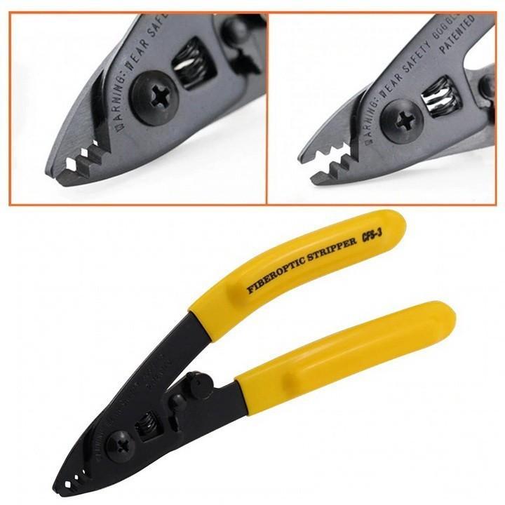 Kìm tuốt dây cáp sợi quang 3 khe lỗ CFS-3
