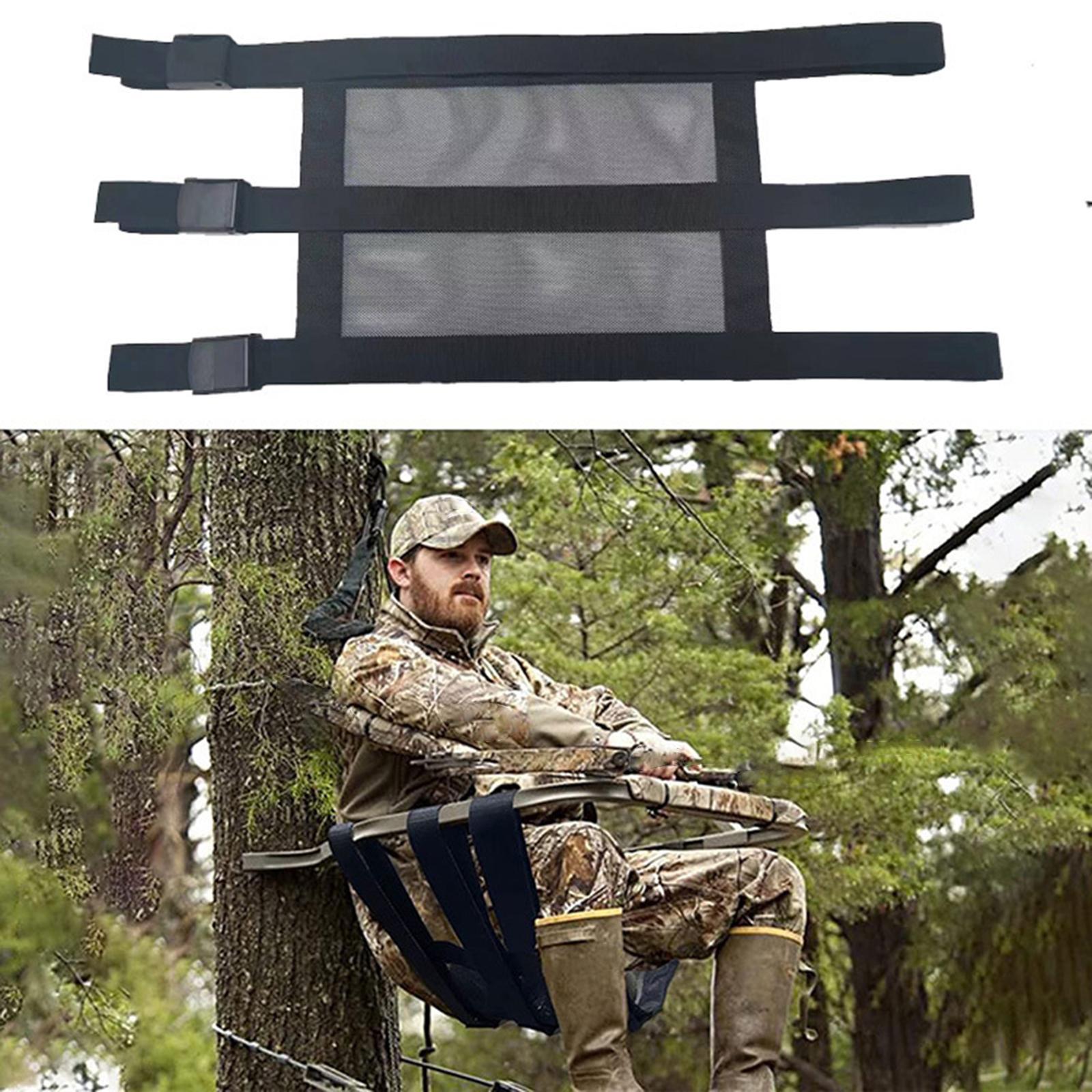 Tree Stand Seat Replacement Adjustable Buckle for Lock on Tree Stands Hiking