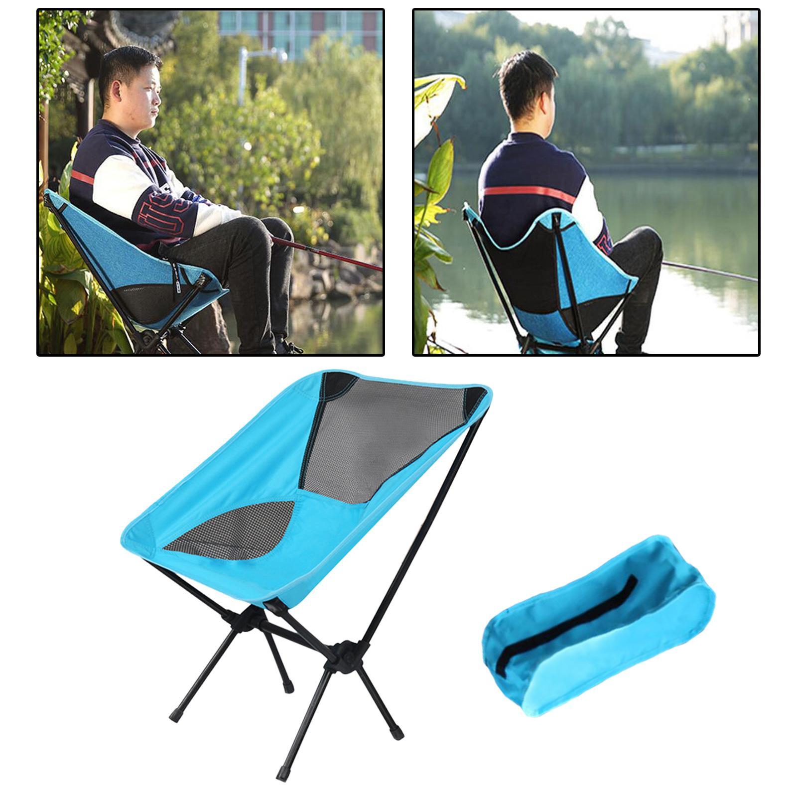 Oxford Cloth Folding Chair Heavy Duty Backrest Seat for Camping Fishing BBQ Backpacking Beach Painting