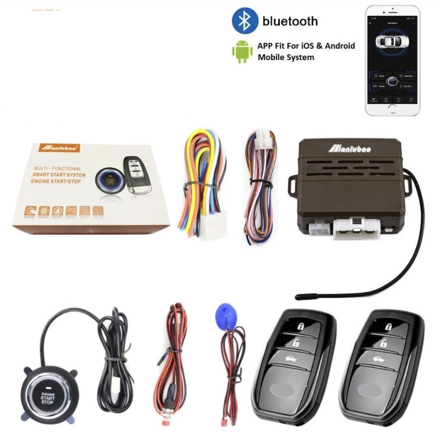 Bộ khởi động đề nổ xe hơi Malubao start stop đề nổ từ xa thông minh bản cao câp loại tốt lắp các xe