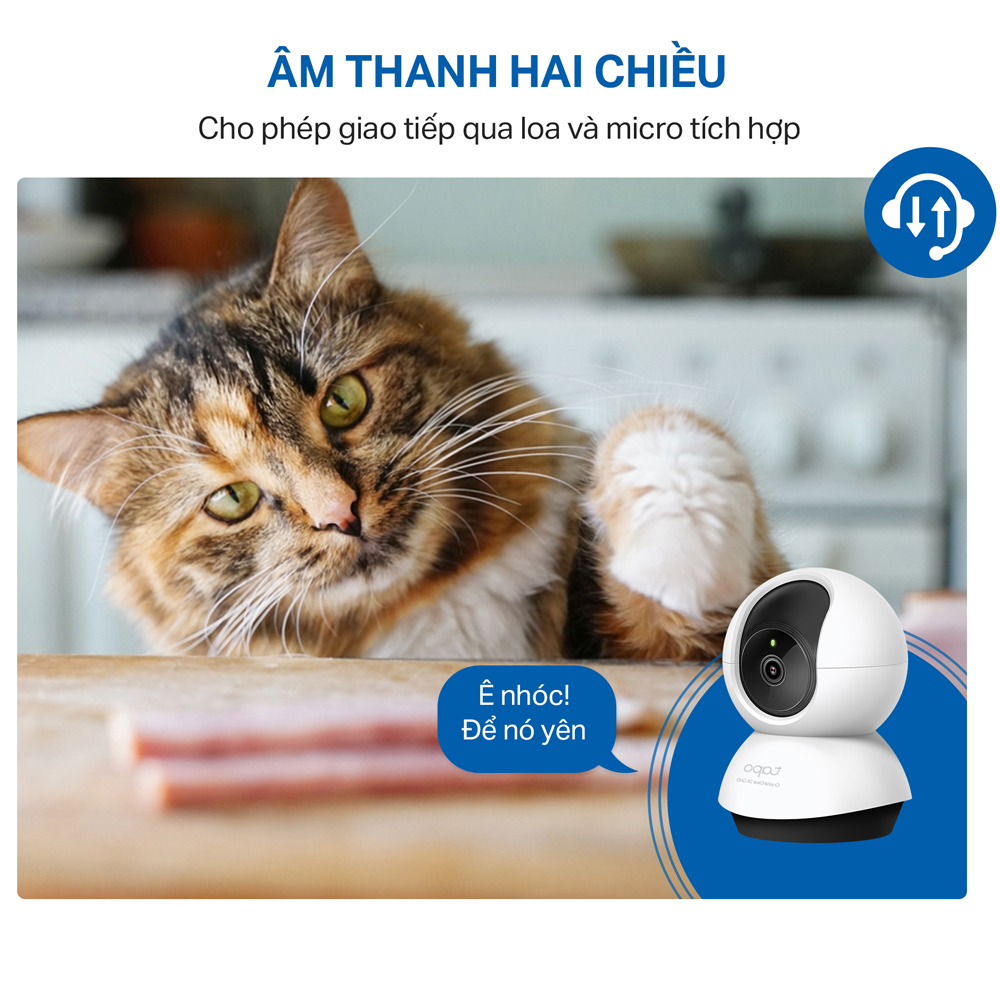 Hình ảnh Camera Wifi TP-Link Tapo C220 Độ Phân Giải 2K QHD Quay/Quét 360 Độ Giám Sát An Ninh - Hàng Chính Hãng