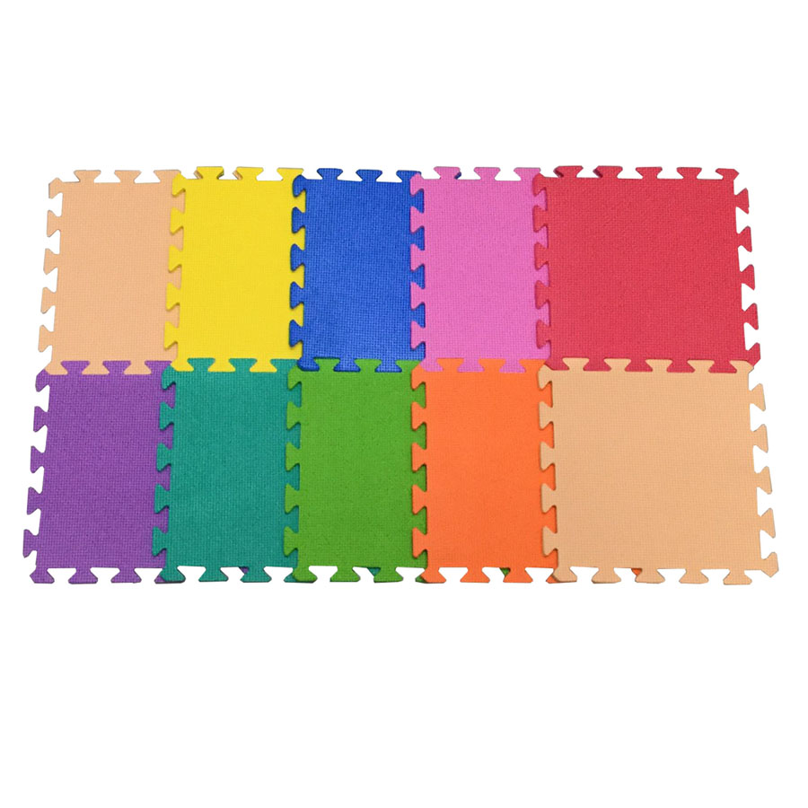 Bộ 10 tấm Thảm xốp lót sàn an toàn Thoại Tân Thành 9 màu (30x30cm)