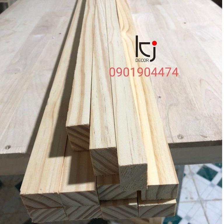 - THANH GỖ THÔNG DÀI 50x3x3CM LÁNG MỊN 4 MẶT
