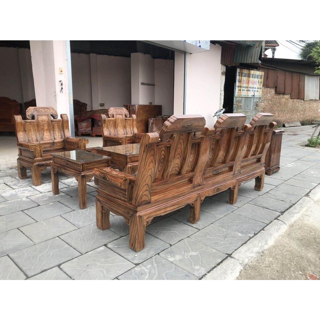 Combo bộ bàn ghế và kệ tivi gỗ xoan - Đồ Gỗ Bình Long 0388639288