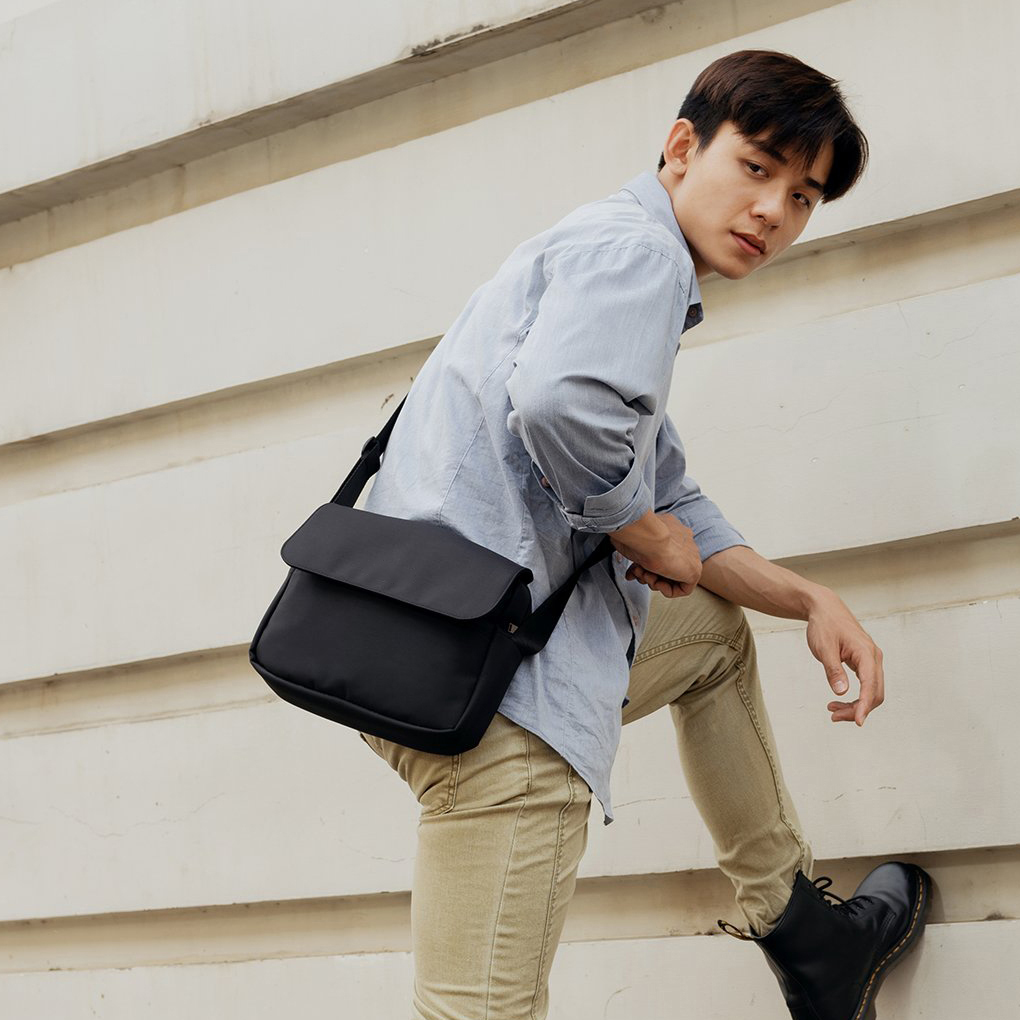 TÚI ĐEO CHÉO Mini Tiện Lợi RUSH BAG Nhỏ Gọn Vải Canvas Cao Cấp Chống Thấm Nước Unisex Nam Nữ Chuẩn Leonardo DOLANTO