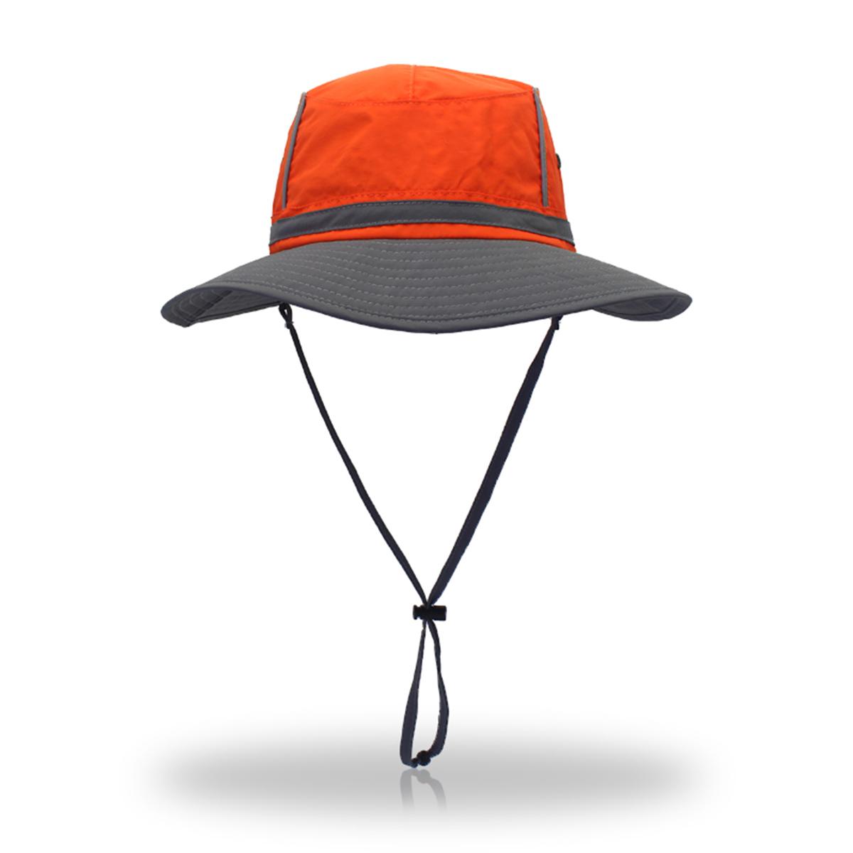 Oufly Mùa Hè Hat Màu Câu Cá Nón Nữ Nón Unisex Nam Ngư Dân Bảo Vệ Tia UV Nón phản Quang Str
