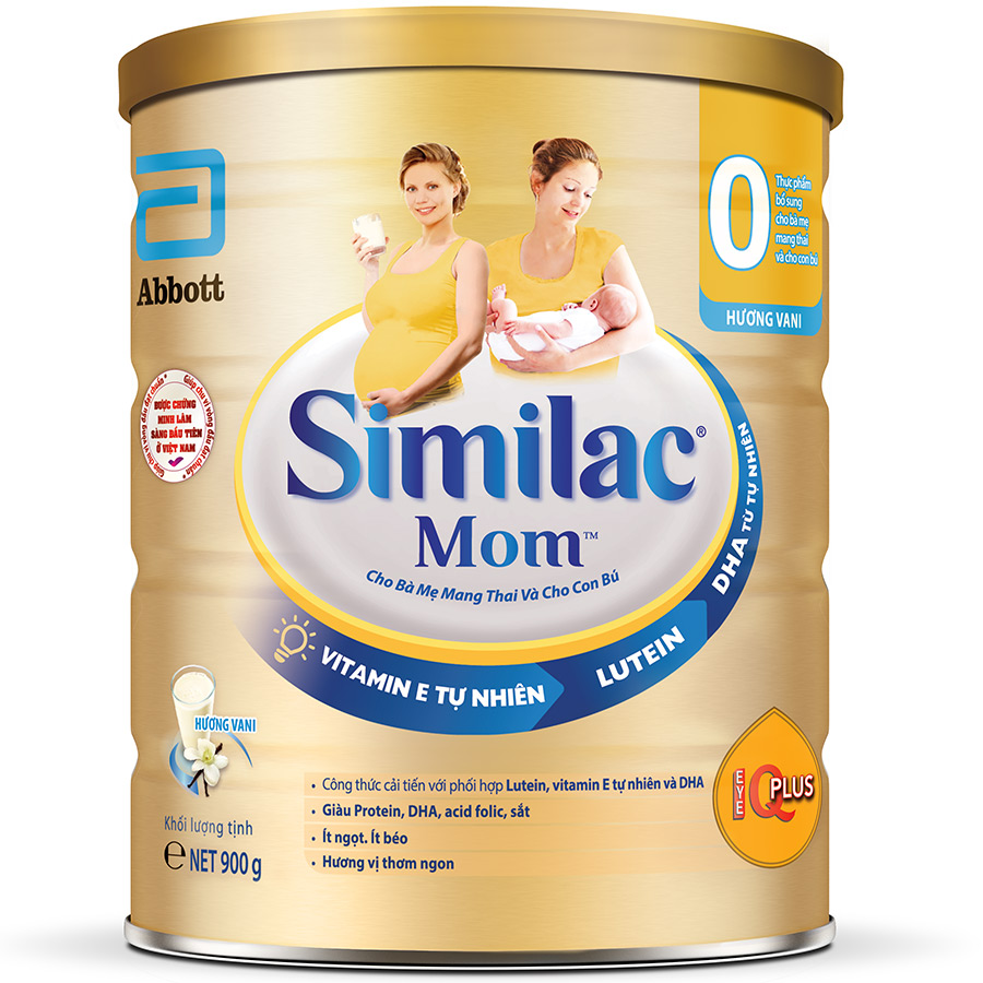 Sữa Bột Abbott Similac Mom Vani 900g