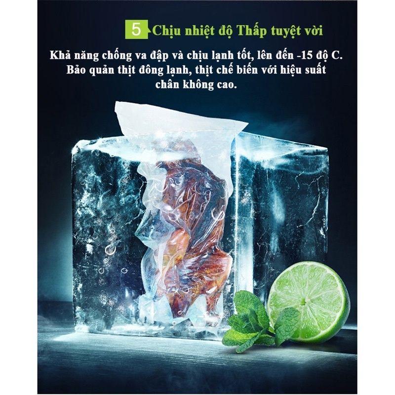 Combo 10 túi hút chân không mặt nhám chuyên dụng 17*25cm