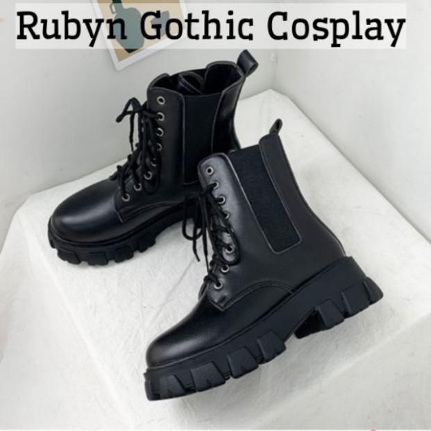 Giày boot cổ cao chiến binh phong cách cosplay ( Size 35 - 40 )