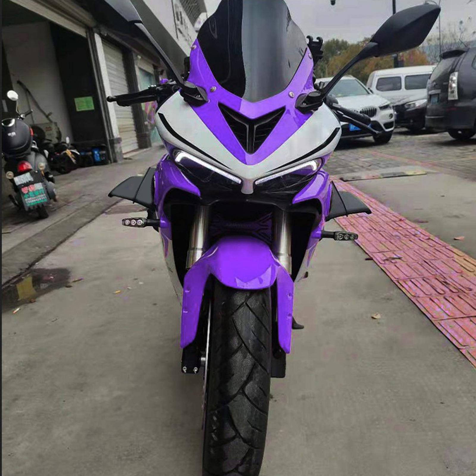 2 Piece Motorcycle Wing Glued Aerodynamic Wing Kit for Yamaha BWS GP