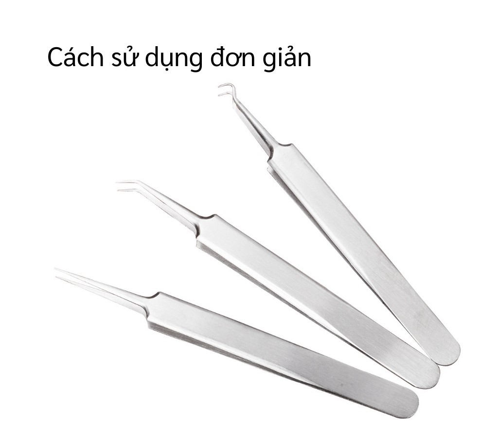 Bộ Nặn Mụn 6 Món Có Bao Đựng Bằng Da - Hàng Chính Hãng  - Mẫu 01: