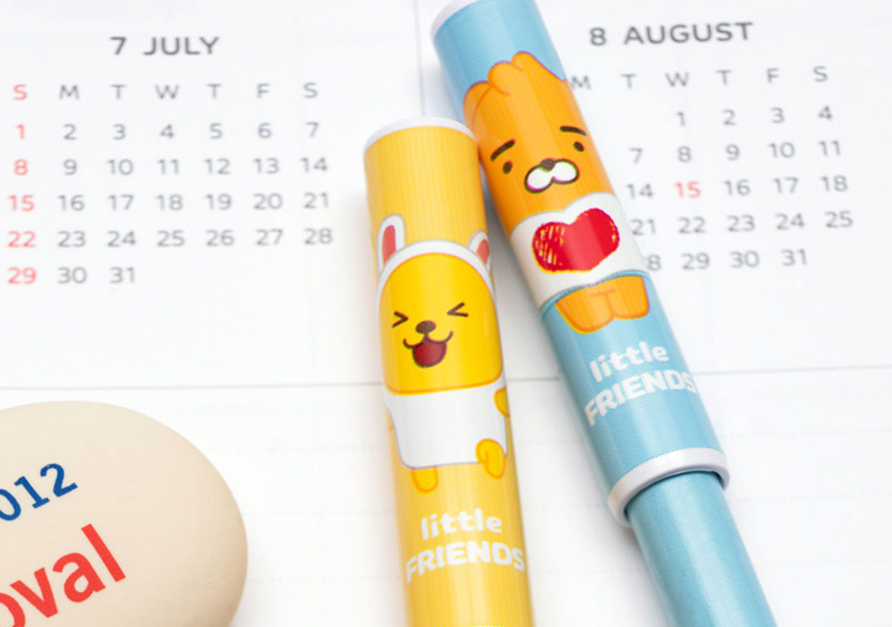 Set 4 Nắp Bút Chì KAKAO FRIENDS Chính Hãng