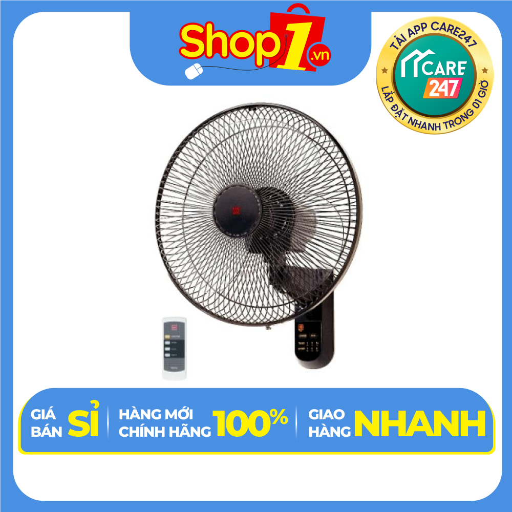 Quạt Treo Tường KDK M40M (Đen) - Hàng chính hãng