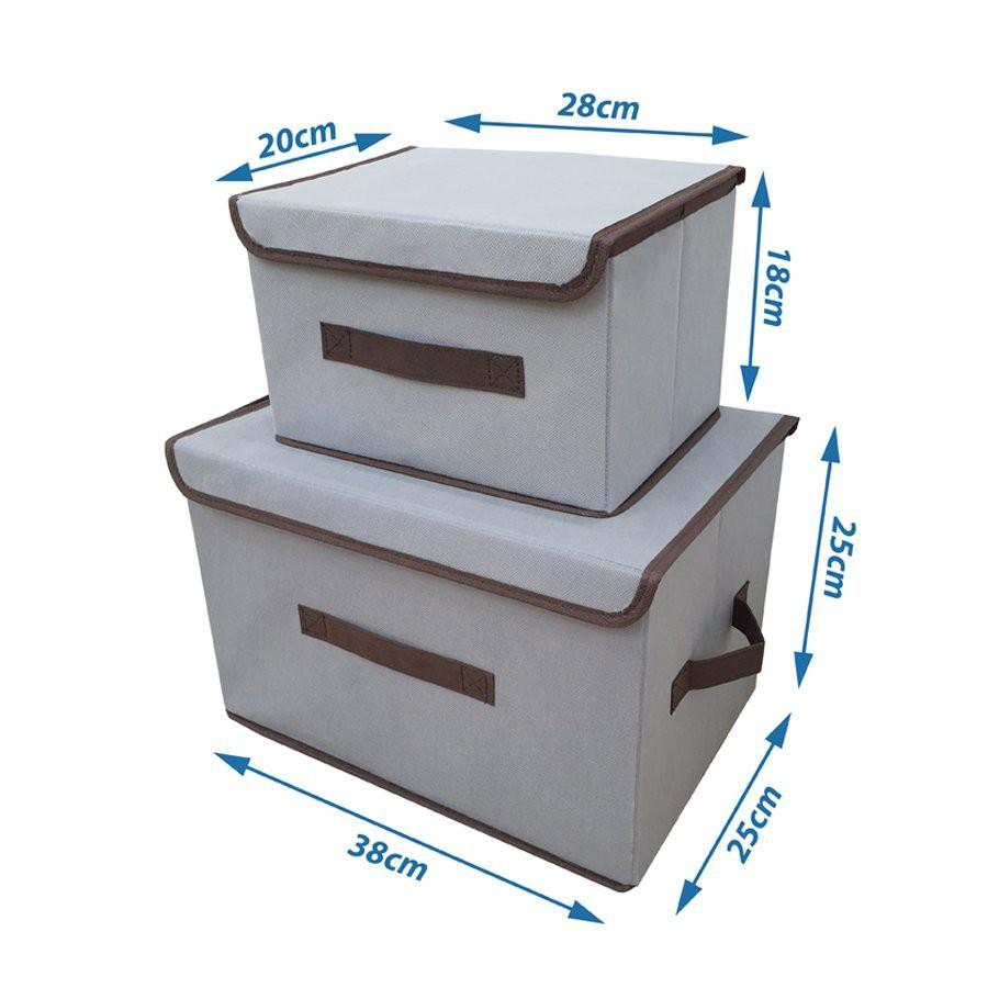 Combo 5 hộp đựng quần áo, tất, đồ lót tiện gọn dễ tìm phong cách Nhật Bản (Storage Box