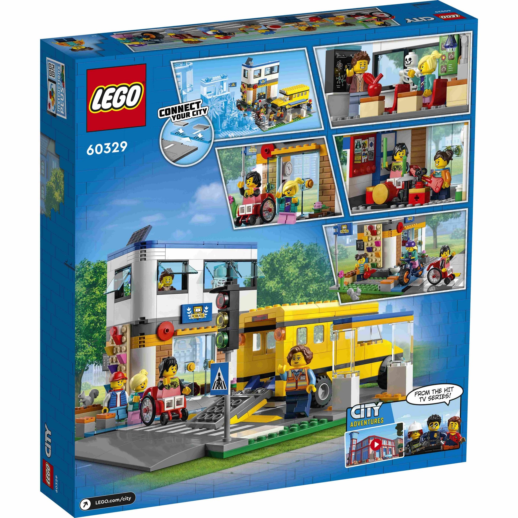 LEGO City 60329 Trường học thành phố City (433 chi tiết)