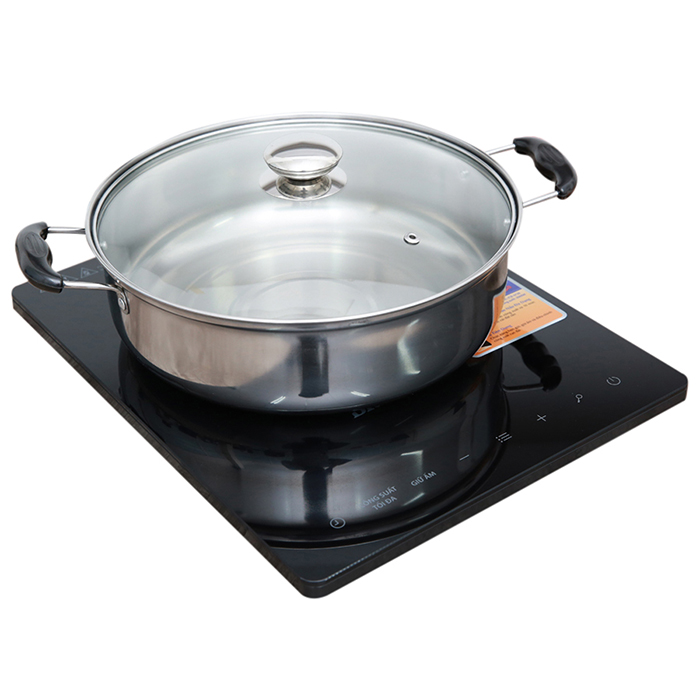 Bếp Điện Từ Đơn Bluestone ICB-6728 - Tặng Kèm Nồi Lẩu - Hàng chính hãng