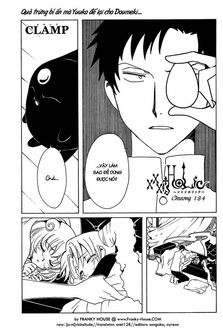 xxxholic - hành trình bí ẩn chapter 184 2