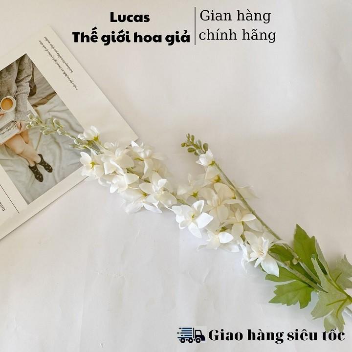 Combo 10 hoa giả - Hoa phi yến Lucas 70cm trang trí bền, đẹp, thanh mát