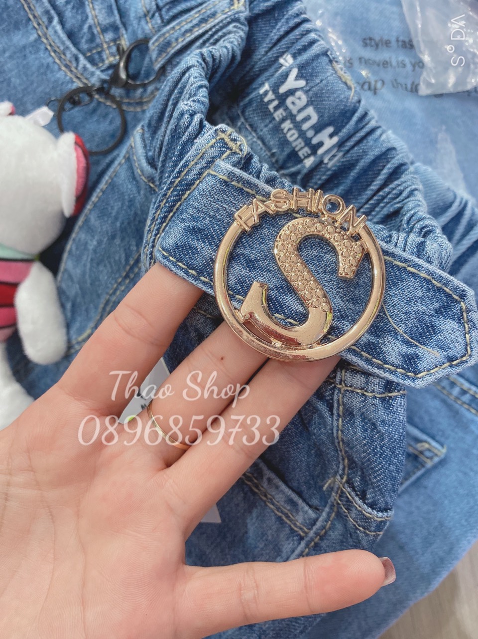 QUẦN JEANS DÀI SIZE ĐẠI BÉ GÁI