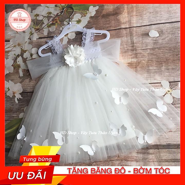 Đầm cho bé gái 1 tháng tuổi  5 tuổi Đầm trắng cho bé gái