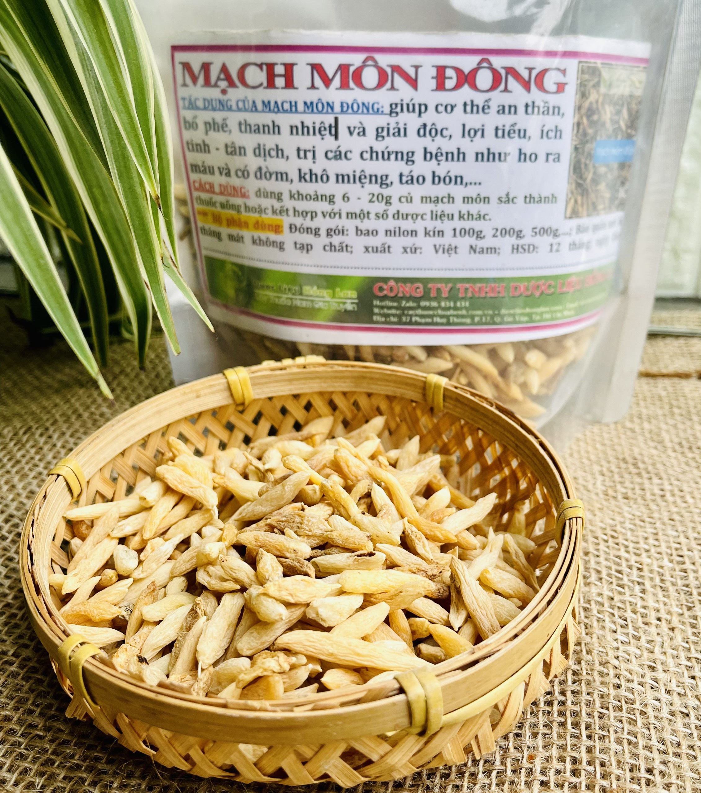 500gram Mạch môn đồng vị thuốc bắc khô sạch